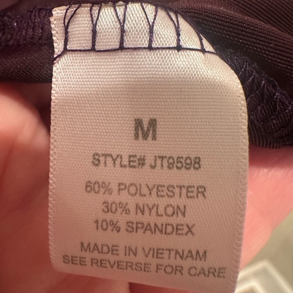 Crushed Velvet Blazer in Rich Purple Open Front Textured Velvet Crush Layer SZ M - Picture 8 of 9